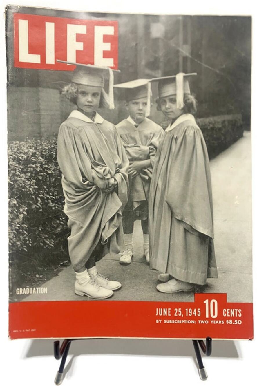 LIFE Magazine June 25 1945 Kindergarten Graduation Cover Harry Truman Missouri